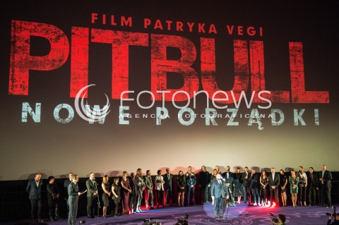 22.01.2016 WARSZAWA<br />
PREMIERA FILMU PITBULL NOWE PORZADKI<br />
N/Z AKTORZY FILMU SCENA<br />
 