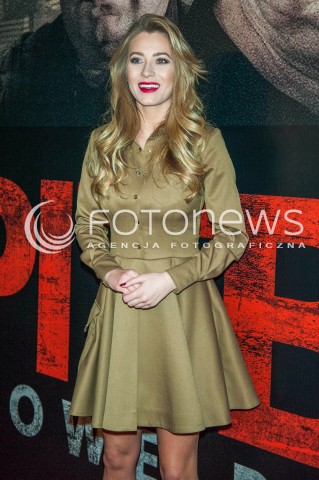  22.01.2016 WARSZAWA<br />
PREMIERA FILMU PITBULL NOWE PORZADKI<br />
N/Z MARCELINA ZAWADZKA<br />
 