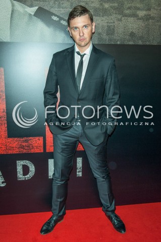 22.01.2016 WARSZAWA<br />PREMIERA FILMU PITBULL NOWE PORZADKI<br />N/Z KRZYSZTOF CZECZOT<br /> 