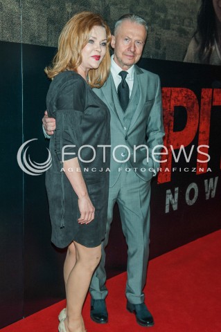 22.01.2016 WARSZAWA<br />PREMIERA FILMU PITBULL NOWE PORZADKI<br />N/Z BOGUSLAW LINDA BEATA KAWKA<br /> 