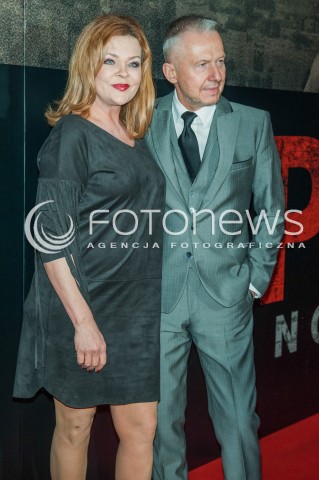  22.01.2016 WARSZAWA<br />PREMIERA FILMU PITBULL NOWE PORZADKI<br />N/Z BOGUSLAW LINDA BEATA KAWKA<br /> 
