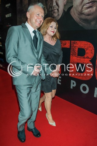  22.01.2016 WARSZAWA<br />PREMIERA FILMU PITBULL NOWE PORZADKI<br />N/Z BOGUSLAW LINDA BEATA KAWKA<br /> 