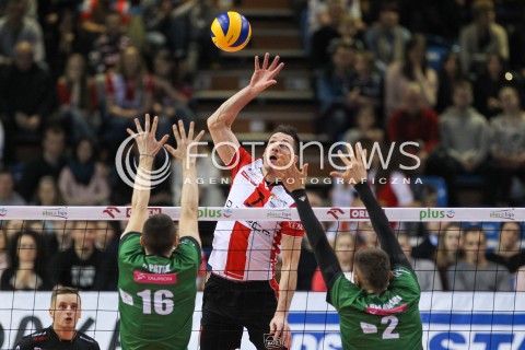  23.01.2016 RZESZOW<br />SIATKOWKA PLUSLIGA 2015/2016 MEN VOLLEYBALL POLAND POLISH PLUS LIGA LEAGUE SEASON 2015/2016<br />MECZ ASSECO RESOVIA RZESZOW - AZS CZESTOCHOWA <br />N/Z OLIEG ACHREM ( ALEH AKHREM ) <br /> 