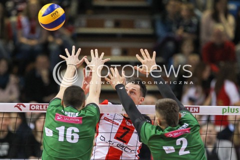  23.01.2016 RZESZOW<br />SIATKOWKA PLUSLIGA 2015/2016 MEN VOLLEYBALL POLAND POLISH PLUS LIGA LEAGUE SEASON 2015/2016<br />MECZ ASSECO RESOVIA RZESZOW - AZS CZESTOCHOWA <br />N/Z OLIEG ACHREM ( ALEH AKHREM ) <br /> 