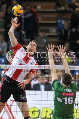  23.01.2016 RZESZOW<br />SIATKOWKA PLUSLIGA 2015/2016 MEN VOLLEYBALL POLAND POLISH PLUS LIGA LEAGUE SEASON 2015/2016<br />MECZ ASSECO RESOVIA RZESZOW - AZS CZESTOCHOWA <br />N/Z BARTOSZ KUREK <br /> 