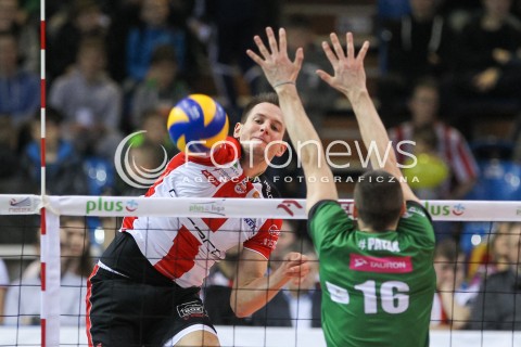  23.01.2016 RZESZOW<br />SIATKOWKA PLUSLIGA 2015/2016 MEN VOLLEYBALL POLAND POLISH PLUS LIGA LEAGUE SEASON 2015/2016<br />MECZ ASSECO RESOVIA RZESZOW - AZS CZESTOCHOWA <br />N/Z BARTOSZ KUREK <br /> 