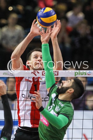  23.01.2016 RZESZOW<br />SIATKOWKA PLUSLIGA 2015/2016 MEN VOLLEYBALL POLAND POLISH PLUS LIGA LEAGUE SEASON 2015/2016<br />MECZ ASSECO RESOVIA RZESZOW - AZS CZESTOCHOWA <br />N/Z BARTOSZ KUREK RAFAEL REDWITZ <br /> 
