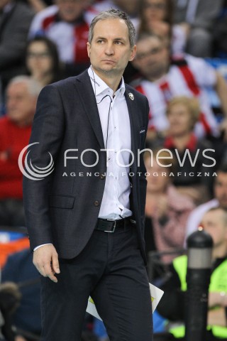  23.01.2016 RZESZOW<br />SIATKOWKA PLUSLIGA 2015/2016 MEN VOLLEYBALL POLAND POLISH PLUS LIGA LEAGUE SEASON 2015/2016<br />MECZ ASSECO RESOVIA RZESZOW - AZS CZESTOCHOWA <br />N/Z ANDRZEJ KOWAL - I TRENER ( HEAD COACH ) SYLWETKA <br /> 