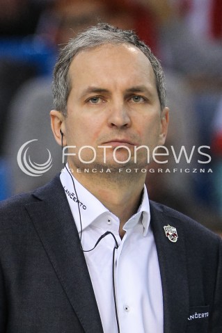  23.01.2016 RZESZOW<br />SIATKOWKA PLUSLIGA 2015/2016 MEN VOLLEYBALL POLAND POLISH PLUS LIGA LEAGUE SEASON 2015/2016<br />MECZ ASSECO RESOVIA RZESZOW - AZS CZESTOCHOWA <br />N/Z ANDRZEJ KOWAL - I TRENER ( HEAD COACH ) SYLWETKA GLOWKA PORTRET<br /> 