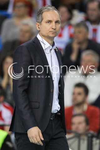  23.01.2016 RZESZOW<br />SIATKOWKA PLUSLIGA 2015/2016 MEN VOLLEYBALL POLAND POLISH PLUS LIGA LEAGUE SEASON 2015/2016<br />MECZ ASSECO RESOVIA RZESZOW - AZS CZESTOCHOWA <br />N/Z ANDRZEJ KOWAL - I TRENER ( HEAD COACH ) SYLWETKA <br /> 