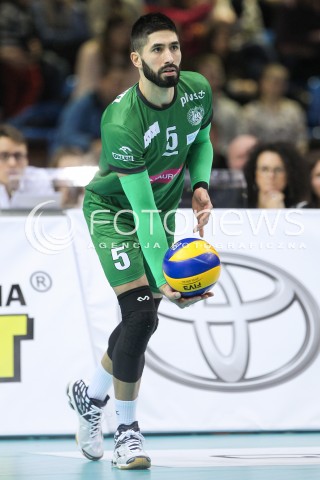  23.01.2016 RZESZOW<br />SIATKOWKA PLUSLIGA 2015/2016 MEN VOLLEYBALL POLAND POLISH PLUS LIGA LEAGUE SEASON 2015/2016<br />MECZ ASSECO RESOVIA RZESZOW - AZS CZESTOCHOWA <br />N/Z RAFAEL REDWITZ SYLWETKA <br /> 