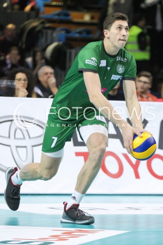  23.01.2016 RZESZOW<br />
SIATKOWKA PLUSLIGA 2015/2016 MEN VOLLEYBALL POLAND POLISH PLUS LIGA LEAGUE SEASON 2015/2016<br />
MECZ ASSECO RESOVIA RZESZOW - AZS CZESTOCHOWA <br />
N/Z MICHAL SZALACHA SYLWETKA <br />
 