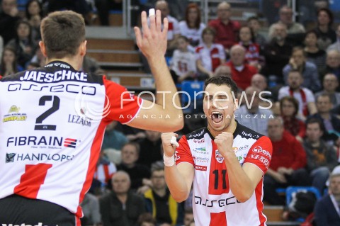  23.01.2016 RZESZOW<br />
SIATKOWKA PLUSLIGA 2015/2016 MEN VOLLEYBALL POLAND POLISH PLUS LIGA LEAGUE SEASON 2015/2016<br />
MECZ ASSECO RESOVIA RZESZOW - AZS CZESTOCHOWA <br />
N/Z FABIAN DRZYZGA RADOSC EMOCJE <br />
 