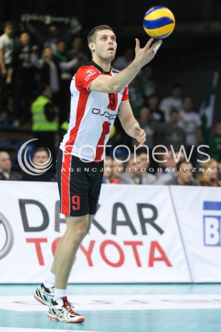  23.01.2016 RZESZOW<br />
SIATKOWKA PLUSLIGA 2015/2016 MEN VOLLEYBALL POLAND POLISH PLUS LIGA LEAGUE SEASON 2015/2016<br />
MECZ ASSECO RESOVIA RZESZOW - AZS CZESTOCHOWA <br />
N/Z DMYTRO PASHYTSKYY ( PASZYCKI ) SYLWETKA <br />
 