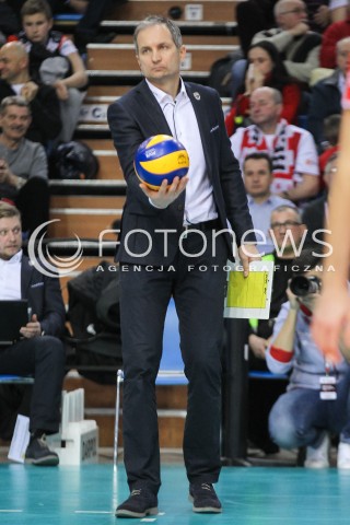 23.01.2016 RZESZOW<br />
SIATKOWKA PLUSLIGA 2015/2016 MEN VOLLEYBALL POLAND POLISH PLUS LIGA LEAGUE SEASON 2015/2016<br />
MECZ ASSECO RESOVIA RZESZOW - AZS CZESTOCHOWA <br />
N/Z ANDRZEJ KOWAL - I TRENER ( HEAD COACH ) SYLWETKA <br />
 