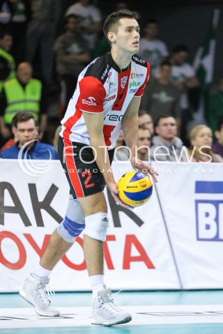  23.01.2016 RZESZOW<br />
SIATKOWKA PLUSLIGA 2015/2016 MEN VOLLEYBALL POLAND POLISH PLUS LIGA LEAGUE SEASON 2015/2016<br />
MECZ ASSECO RESOVIA RZESZOW - AZS CZESTOCHOWA <br />
N/Z THOMAS JAESCHKE SYLWETKA <br />
 