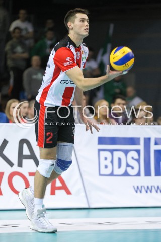  23.01.2016 RZESZOW<br />
SIATKOWKA PLUSLIGA 2015/2016 MEN VOLLEYBALL POLAND POLISH PLUS LIGA LEAGUE SEASON 2015/2016<br />
MECZ ASSECO RESOVIA RZESZOW - AZS CZESTOCHOWA <br />
N/Z THOMAS JAESCHKE SYLWETKA <br />
 