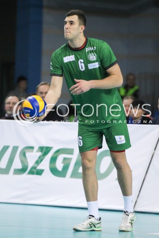  23.01.2016 RZESZOW<br />
SIATKOWKA PLUSLIGA 2015/2016 MEN VOLLEYBALL POLAND POLISH PLUS LIGA LEAGUE SEASON 2015/2016<br />
MECZ ASSECO RESOVIA RZESZOW - AZS CZESTOCHOWA <br />
N/Z BARTLOMIEJ LIPINSKI SYLWETKA <br />
 