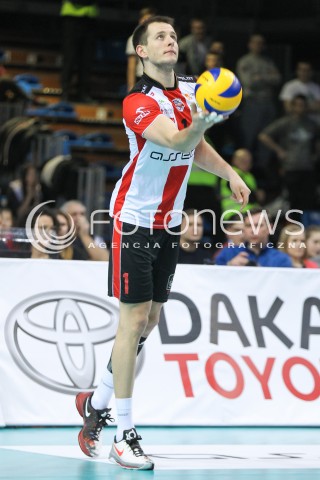  23.01.2016 RZESZOW<br />
SIATKOWKA PLUSLIGA 2015/2016 MEN VOLLEYBALL POLAND POLISH PLUS LIGA LEAGUE SEASON 2015/2016<br />
MECZ ASSECO RESOVIA RZESZOW - AZS CZESTOCHOWA <br />
N/Z BARTOSZ KUREK SYLWETKA <br />
 