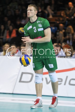  23.01.2016 RZESZOW<br />
SIATKOWKA PLUSLIGA 2015/2016 MEN VOLLEYBALL POLAND POLISH PLUS LIGA LEAGUE SEASON 2015/2016<br />
MECZ ASSECO RESOVIA RZESZOW - AZS CZESTOCHOWA <br />
N/Z STANISLAW WAWRZYNCZYK SYLWETKA <br />
 