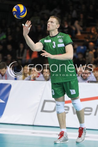  23.01.2016 RZESZOW<br />
SIATKOWKA PLUSLIGA 2015/2016 MEN VOLLEYBALL POLAND POLISH PLUS LIGA LEAGUE SEASON 2015/2016<br />
MECZ ASSECO RESOVIA RZESZOW - AZS CZESTOCHOWA <br />
N/Z STANISLAW WAWRZYNCZYK SYLWETKA <br />
 