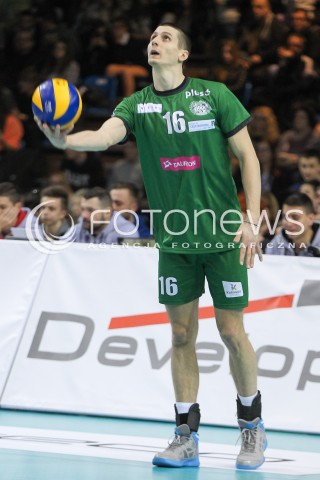  23.01.2016 RZESZOW<br />
SIATKOWKA PLUSLIGA 2015/2016 MEN VOLLEYBALL POLAND POLISH PLUS LIGA LEAGUE SEASON 2015/2016<br />
MECZ ASSECO RESOVIA RZESZOW - AZS CZESTOCHOWA <br />
N/Z MATEJ PATAK SYLWETKA <br />
 