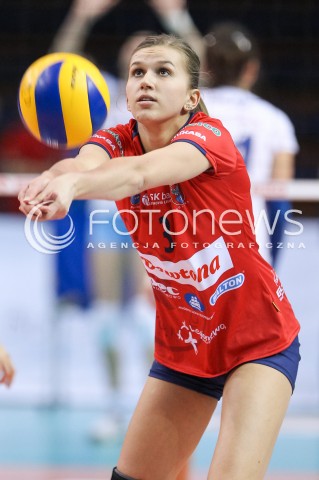  30.01.2016 RZESZOW<br />SIATKOWKA ORLEN LIGA 2015/2016 WOMEN VOLLEYBALL POLAND POLISH ORLENLIGA LEAGUE SEASON 2015/2016 <br />MECZ DEVELOPRES SKYRES RZESZOW - LEGIONOVIA LEGIONOWO <br />N/Z KAROLINA SZYMANSKA SYLWETKA <br /> 