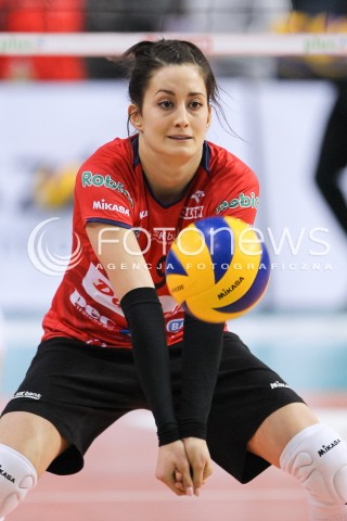  30.01.2016 RZESZOW<br />SIATKOWKA ORLEN LIGA 2015/2016 WOMEN VOLLEYBALL POLAND POLISH ORLENLIGA LEAGUE SEASON 2015/2016 <br />MECZ DEVELOPRES SKYRES RZESZOW - LEGIONOVIA LEGIONOWO <br />N/Z IGA CHOJNACKA SYLWETKA <br /> 