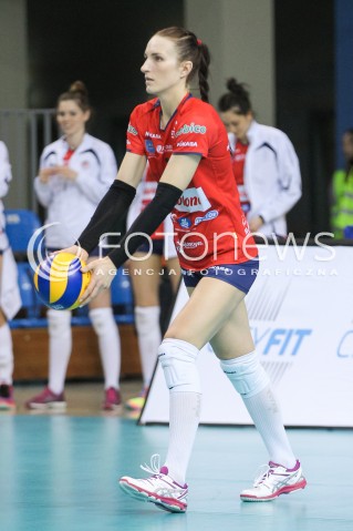  30.01.2016 RZESZOW<br />SIATKOWKA ORLEN LIGA 2015/2016 WOMEN VOLLEYBALL POLAND POLISH ORLENLIGA LEAGUE SEASON 2015/2016 <br />MECZ DEVELOPRES SKYRES RZESZOW - LEGIONOVIA LEGIONOWO <br />N/Z DARIA PASZEK SYLWETKA <br /> 