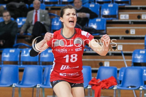  30.01.2016 RZESZOW<br />SIATKOWKA ORLEN LIGA 2015/2016 WOMEN VOLLEYBALL POLAND POLISH ORLENLIGA LEAGUE SEASON 2015/2016 <br />MECZ DEVELOPRES SKYRES RZESZOW - LEGIONOVIA LEGIONOWO <br />N/Z LUCYNA BOREK SYLWETKA RADOSC EMOCJE <br /> 