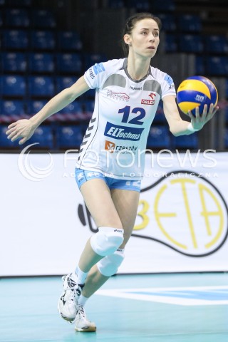  30.01.2016 RZESZOW<br />SIATKOWKA ORLEN LIGA 2015/2016 WOMEN VOLLEYBALL POLAND POLISH ORLENLIGA LEAGUE SEASON 2015/2016 <br />MECZ DEVELOPRES SKYRES RZESZOW - LEGIONOVIA LEGIONOWO <br />N/Z MAGDA JAGODZINSKA SYLWETKA <br /> 
