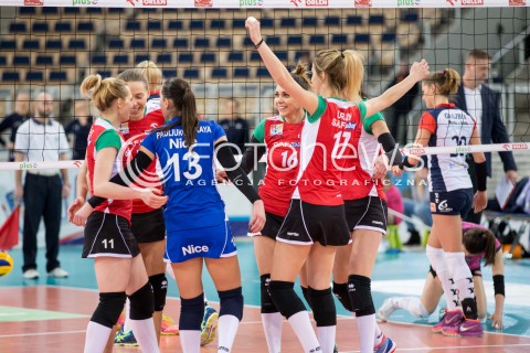  31.01.2016 LODZ SIATKOWKA ORLEN LIGA SEZON 2015/2016 WOMEN VOLLEYBALL POLISH SEASON BEEF MASTER BUDOWLANI LODZ - PTPS PILA <br />
N/Z RADOSC EMOCJE WYGRANA<br />
 