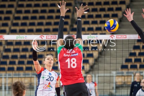  31.01.2016 LODZ SIATKOWKA ORLEN LIGA SEZON 2015/2016 WOMEN VOLLEYBALL POLISH SEASON BEEF MASTER BUDOWLANI LODZ - PTPS PILA <br />
N/Z MARTYNA GRAJBER<br />
 