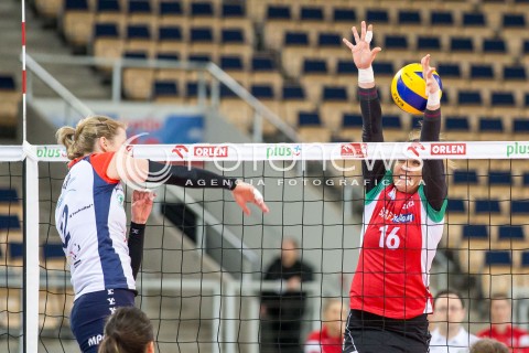  31.01.2016 LODZ SIATKOWKA ORLEN LIGA SEZON 2015/2016 WOMEN VOLLEYBALL POLISH SEASON BEEF MASTER BUDOWLANI LODZ - PTPS PILA <br />
N/Z DOROTA WILK<br />
 