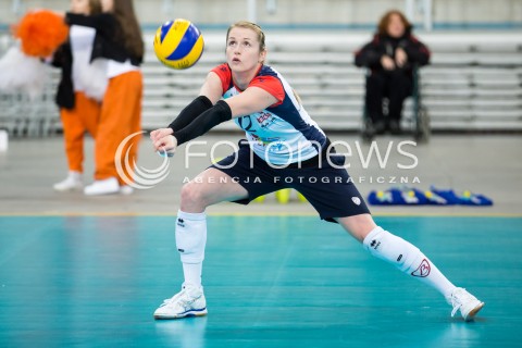  31.01.2016 LODZ SIATKOWKA ORLEN LIGA SEZON 2015/2016 WOMEN VOLLEYBALL POLISH SEASON BEEF MASTER BUDOWLANI LODZ - PTPS PILA <br />
N/Z HEIKE BEIER SYLWETKA<br />
 