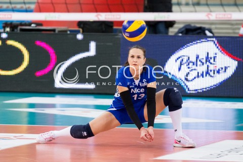  31.01.2016 LODZ SIATKOWKA ORLEN LIGA SEZON 2015/2016 WOMEN VOLLEYBALL POLISH SEASON BEEF MASTER BUDOWLANI LODZ - PTPS PILA <br />
N/Z VOLHA PAULIUKOUSKAYA SYLWETKA<br />
 
