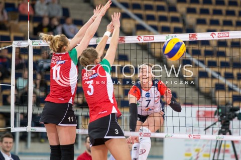 31.01.2016 LODZ SIATKOWKA ORLEN LIGA SEZON 2015/2016 WOMEN VOLLEYBALL POLISH SEASON BEEF MASTER BUDOWLANI LODZ - PTPS PILA <br />
N/Z JULIA TWARDOWSKA<br />
 