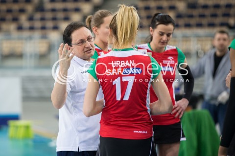  31.01.2016 LODZ SIATKOWKA ORLEN LIGA SEZON 2015/2016 WOMEN VOLLEYBALL POLISH SEASON BEEF MASTER BUDOWLANI LODZ - PTPS PILA <br />
N/Z TRENER NICOLA VETTORI<br />
 