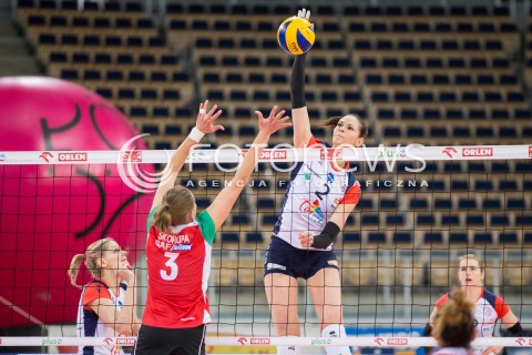  31.01.2016 LODZ SIATKOWKA ORLEN LIGA SEZON 2015/2016 WOMEN VOLLEYBALL POLISH SEASON BEEF MASTER BUDOWLANI LODZ - PTPS PILA <br />
N/Z GABRIELA POLANSKA<br />
 