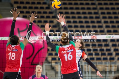  31.01.2016 LODZ SIATKOWKA ORLEN LIGA SEZON 2015/2016 WOMEN VOLLEYBALL POLISH SEASON BEEF MASTER BUDOWLANI LODZ - PTPS PILA <br />
N/Z JULIA TWARDOWSKA<br />
 