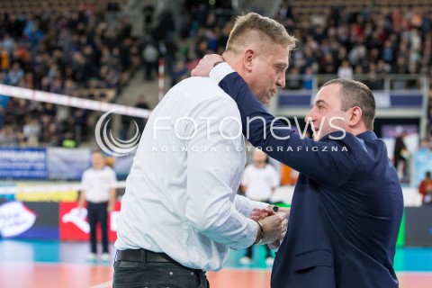 31.01.2016 LODZ SIATKOWKA ORLEN LIGA SEZON 2015/2016 WOMEN VOLLEYBALL POLISH SEASON BEEF MASTER BUDOWLANI LODZ - PTPS PILA <br />
N/Z TRENER JACEK PASINSKI PREZES MARCIN CHUDZIK<br />
 