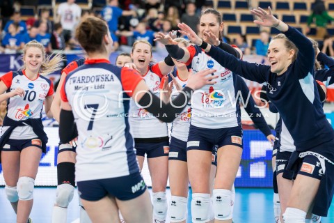  31.01.2016 LODZ SIATKOWKA ORLEN LIGA SEZON 2015/2016 WOMEN VOLLEYBALL POLISH SEASON BEEF MASTER BUDOWLANI LODZ - PTPS PILA <br />
N/Z RADOSC EMOCJE WYGRANA<br />
 