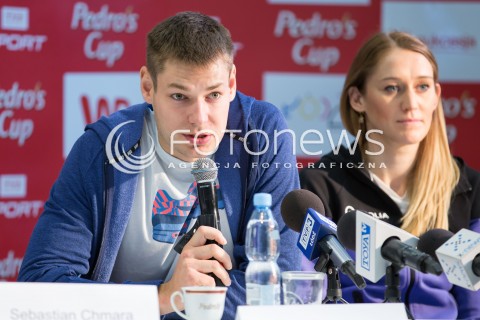  04.02.2016 LODZ <br />MITING LEKKOATLETYCZNY PEDROS CUP 2016 W ATLAS ARENIE<br />KONFERENCJA PRASOWA<br />N/Z PAWEL WOJCIECHOWSKI SYLWETKA<br /> 