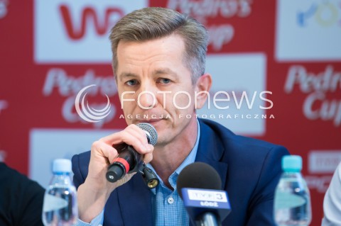  04.02.2016 LODZ <br />MITING LEKKOATLETYCZNY PEDROS CUP 2016 W ATLAS ARENIE<br />KONFERENCJA PRASOWA<br />N/Z KRZYSZTOF KLIMCZAK SYLWETKA<br /> 