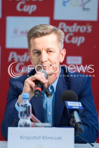  04.02.2016 LODZ <br />MITING LEKKOATLETYCZNY PEDROS CUP 2016 W ATLAS ARENIE<br />KONFERENCJA PRASOWA<br />N/Z KRZYSZTOF KLIMCZAK SYLWETKA<br /> 