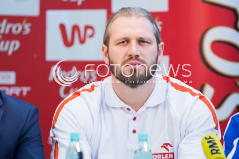  04.02.2016 LODZ <br />MITING LEKKOATLETYCZNY PEDROS CUP 2016 W ATLAS ARENIE<br />KONFERENCJA PRASOWA<br />N/Z TOMASZ MAJEWSKI SYLWETKA<br /> 