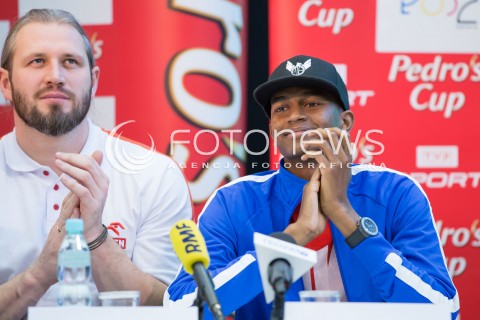  04.02.2016 LODZ <br />MITING LEKKOATLETYCZNY PEDROS CUP 2016 W ATLAS ARENIE<br />KONFERENCJA PRASOWA<br />N/Z MUTAZ ESSA BARSHIM SYLWETKA<br /> 