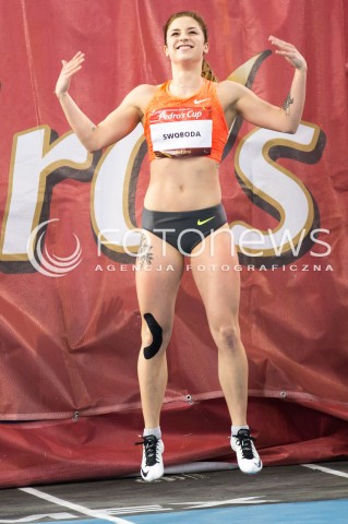  05.02.2016 LODZ MITING LEKKOATLETYCZNY PEDROS CUP 2016 W ATLAS ARENIE<br />
N/Z EWA SWOBODA WYGRANA RADOSC EMOCJE SYLWETKA<br />
 