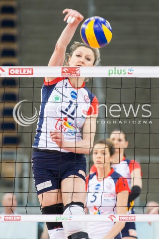  08.02.2016 LODZ SIATKOWKA ORLEN LIGA SEZON 2015/2016 WOMEN VOLLEYBALL POLISH SEASON BEEF MASTER BUDOWLANI LODZ - DEVELOPRES SKYRES RZESZOW<br />
N/Z SYLWIA PYCIA SYLWETKA<br />
 