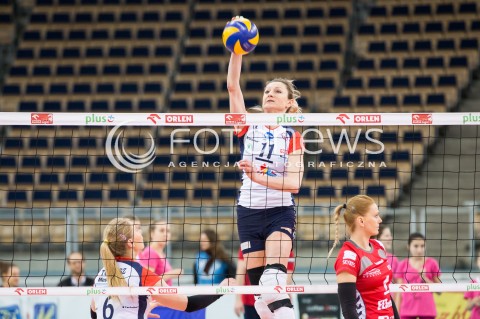  08.02.2016 LODZ SIATKOWKA ORLEN LIGA SEZON 2015/2016 WOMEN VOLLEYBALL POLISH SEASON BEEF MASTER BUDOWLANI LODZ - DEVELOPRES SKYRES RZESZOW<br />
N/Z SYLWIA PYCIA SYLWETKA<br />
 